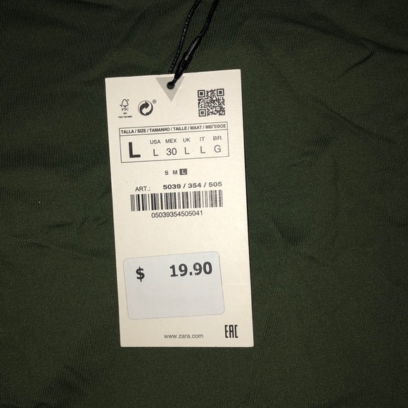 Zara Sleeveless V-Neck Bodysuit - Picture 3 of 8